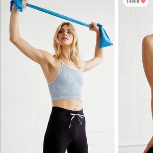 Free people happiness runs crop top / bra